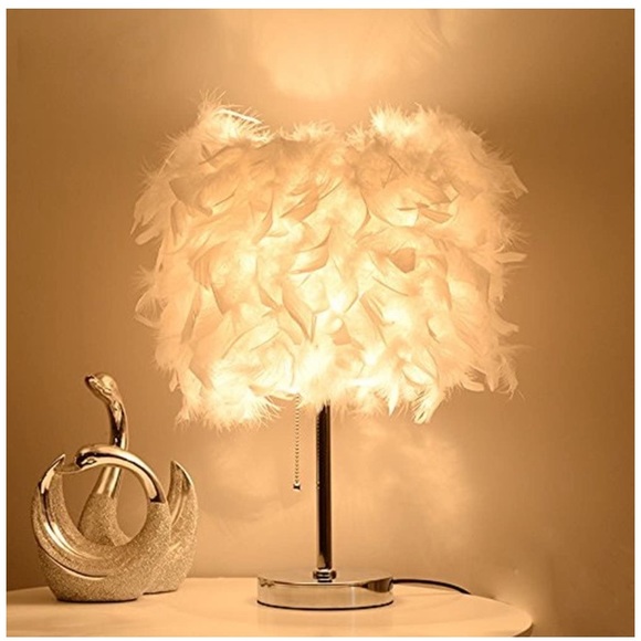 Feather Lamp White - Picture 4 of 10